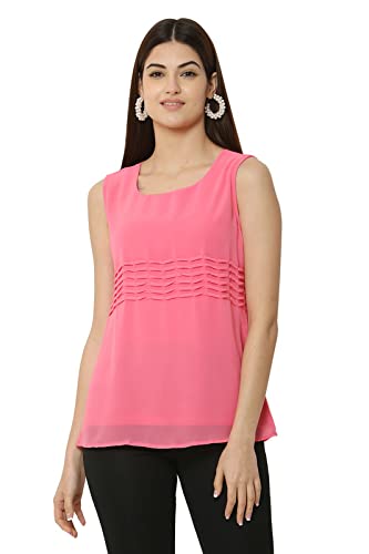 Hams Style Woman's Georgette Top, Sleeveless Top, Comfortable Western Top for Women